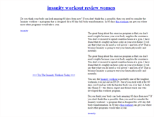 Tablet Screenshot of insanityworkoutreviewwomen.weebly.com