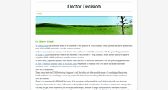 Desktop Screenshot of drdecision119.weebly.com