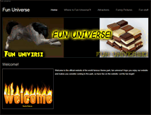 Tablet Screenshot of fununiversethemeparkproject.weebly.com