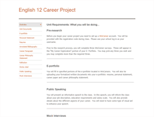 Tablet Screenshot of english12careerproject.weebly.com