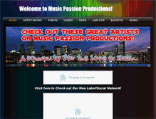 Tablet Screenshot of musicpassionproductions.weebly.com