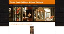 Desktop Screenshot of cornercuriocabinet.weebly.com