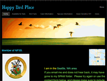 Tablet Screenshot of happybirdplace.weebly.com