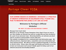 Tablet Screenshot of portagecheerycoa.weebly.com