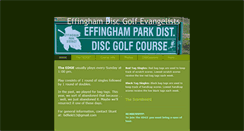 Desktop Screenshot of effinghamdiscgolf.weebly.com