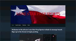 Desktop Screenshot of lonestarprepsports.weebly.com