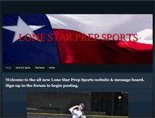 Tablet Screenshot of lonestarprepsports.weebly.com