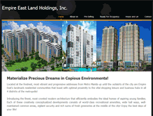 Tablet Screenshot of empire-east-property.weebly.com