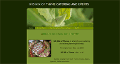 Desktop Screenshot of ndnikofthyme.weebly.com