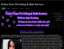 Tablet Screenshot of perfectpawspetsitting.weebly.com