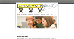 Desktop Screenshot of primetimekidsclubwareham.weebly.com
