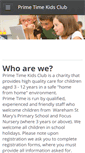 Mobile Screenshot of primetimekidsclubwareham.weebly.com