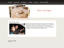 Tablet Screenshot of mattandemily.weebly.com