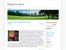 Tablet Screenshot of dangerousplanet.weebly.com