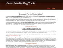 Tablet Screenshot of guitarsolobackingtracks.weebly.com