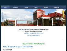 Tablet Screenshot of hellenicspringresortvillage.weebly.com