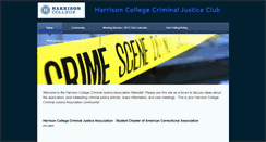Desktop Screenshot of harrisoncollegecjclub.weebly.com