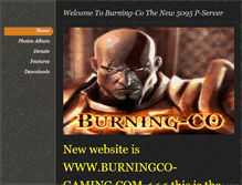 Tablet Screenshot of burningco-gaming.weebly.com