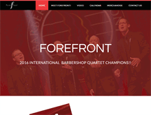 Tablet Screenshot of forefrontquartet.weebly.com