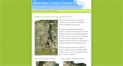 Desktop Screenshot of mountbattenclimbingwall.weebly.com