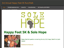 Tablet Screenshot of happyfeet5k.weebly.com