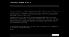 Desktop Screenshot of johnsonbrockindustrialtechnology.weebly.com