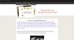 Desktop Screenshot of beadedblooms.weebly.com