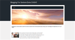 Desktop Screenshot of bloggingforseniors-extracash.weebly.com