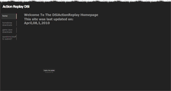 Desktop Screenshot of dsiactionreplay.weebly.com