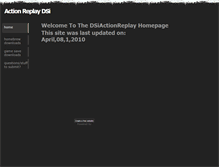 Tablet Screenshot of dsiactionreplay.weebly.com