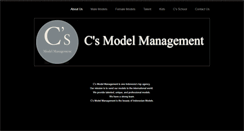 Desktop Screenshot of csmodelmanagement.weebly.com