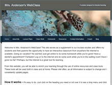 Tablet Screenshot of andersonweb.weebly.com