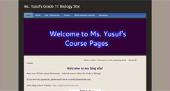 Desktop Screenshot of msyusuf.weebly.com