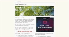 Desktop Screenshot of codiciltoawill.weebly.com