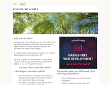 Tablet Screenshot of codiciltoawill.weebly.com