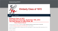 Desktop Screenshot of kimberlyclassof1972.weebly.com