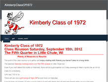 Tablet Screenshot of kimberlyclassof1972.weebly.com