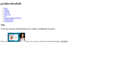 Desktop Screenshot of prodirectfootball.weebly.com
