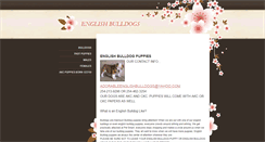 Desktop Screenshot of englishbulldogs.weebly.com