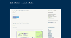 Desktop Screenshot of mizz-collection.weebly.com
