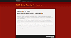 Desktop Screenshot of ems8gradescience.weebly.com