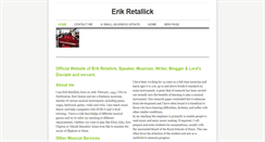 Desktop Screenshot of erikretallick.weebly.com