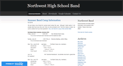 Desktop Screenshot of ginwband.weebly.com