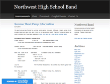 Tablet Screenshot of ginwband.weebly.com