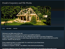 Tablet Screenshot of frankscarpentryandtileworks.weebly.com