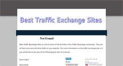 Desktop Screenshot of besttrafficexchangesites.weebly.com