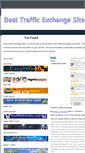 Mobile Screenshot of besttrafficexchangesites.weebly.com