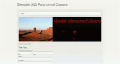 Desktop Screenshot of glendaleparanormalchasers.weebly.com