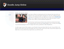 Tablet Screenshot of doodlejumponline.weebly.com