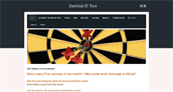 Desktop Screenshot of dartclubeltoro.weebly.com